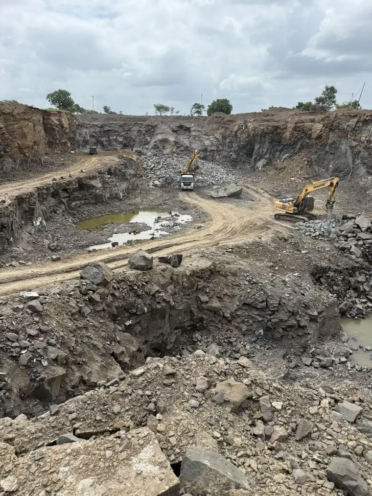 Sansar Infra mining, crushing and infrastructure operations
