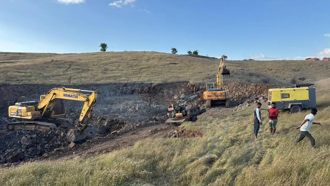 Sansar Infra mining, crushing and infrastructure operations