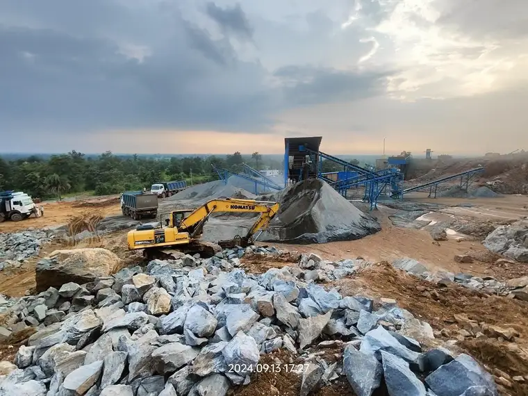 Sansar Infra mining, crushing and infrastructure operations